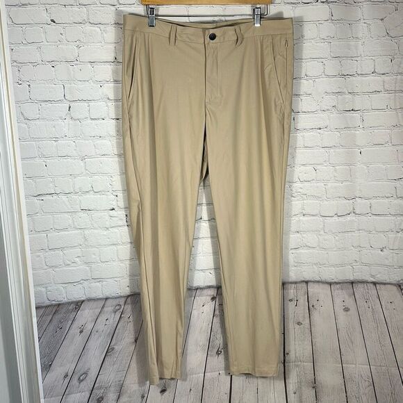 Reebok Golf Anchor 5 Pocket Pants size 38 Khaki Chino Tan - Picture 1 of 10